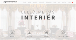 Desktop Screenshot of fit-interier.com