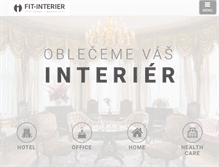 Tablet Screenshot of fit-interier.com